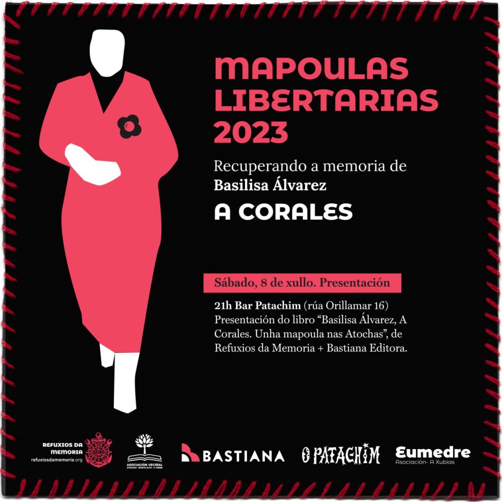 [Día das Mapoulas Libertarias] Presentación do libro sobre Basilisa Álvarez, A&nbsp;Corales