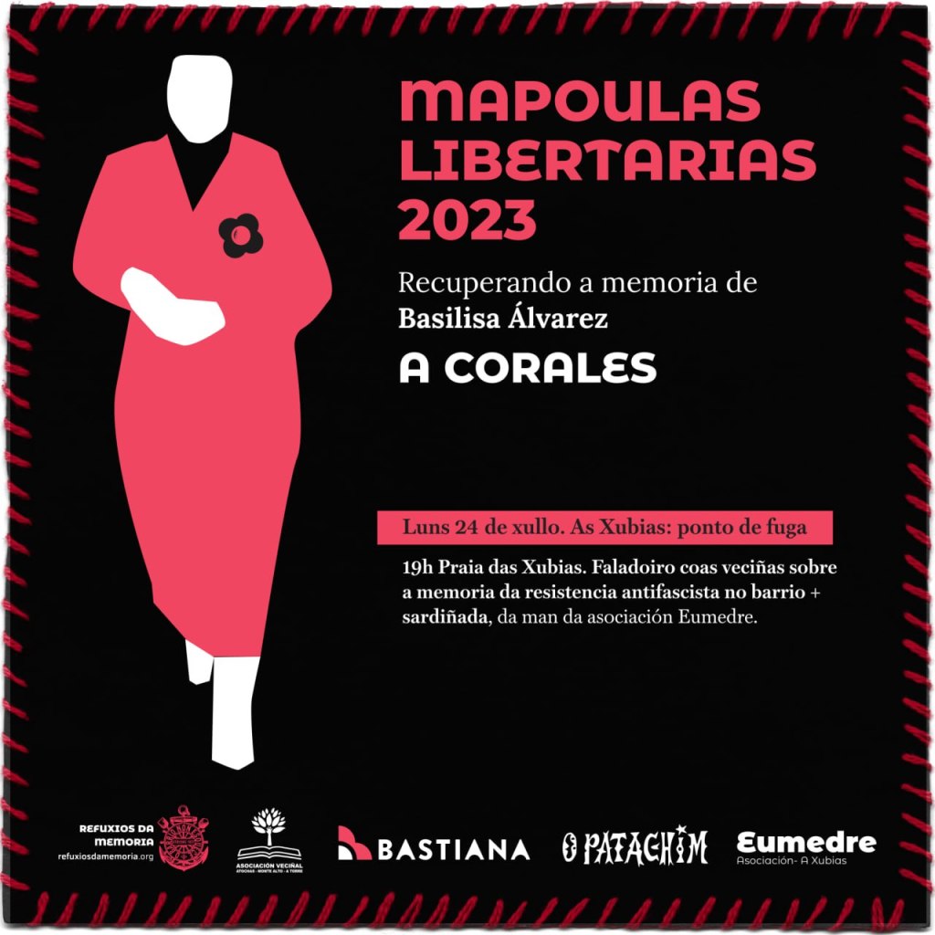 [Día das Mapoulas Libertarias] “As Xubias: ponto de fuga”. Faladoiro e&nbsp;Sardiñada