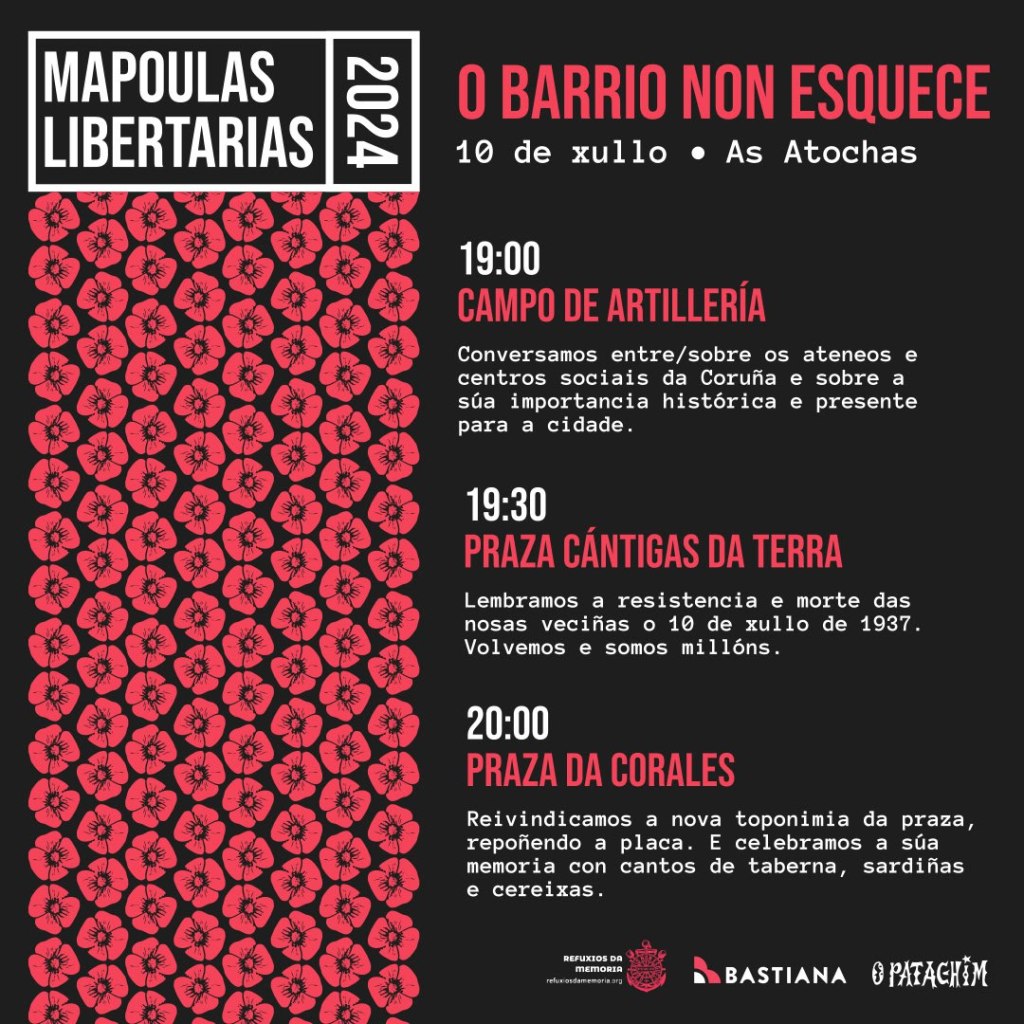 10 de xullo, Día das Mapoulas&nbsp;Libertarias