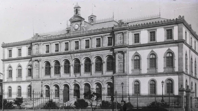 Mobilizacións de estudantes na Coruña, en febreiro de&nbsp;1901