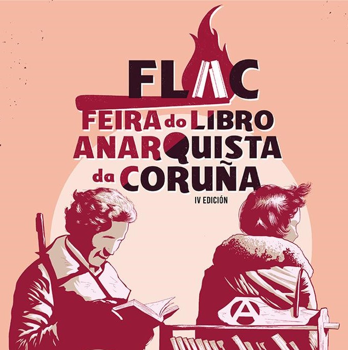 IV edición da Feira do Libro Anarquista da Coruña, os días 12 e 13 de xullo